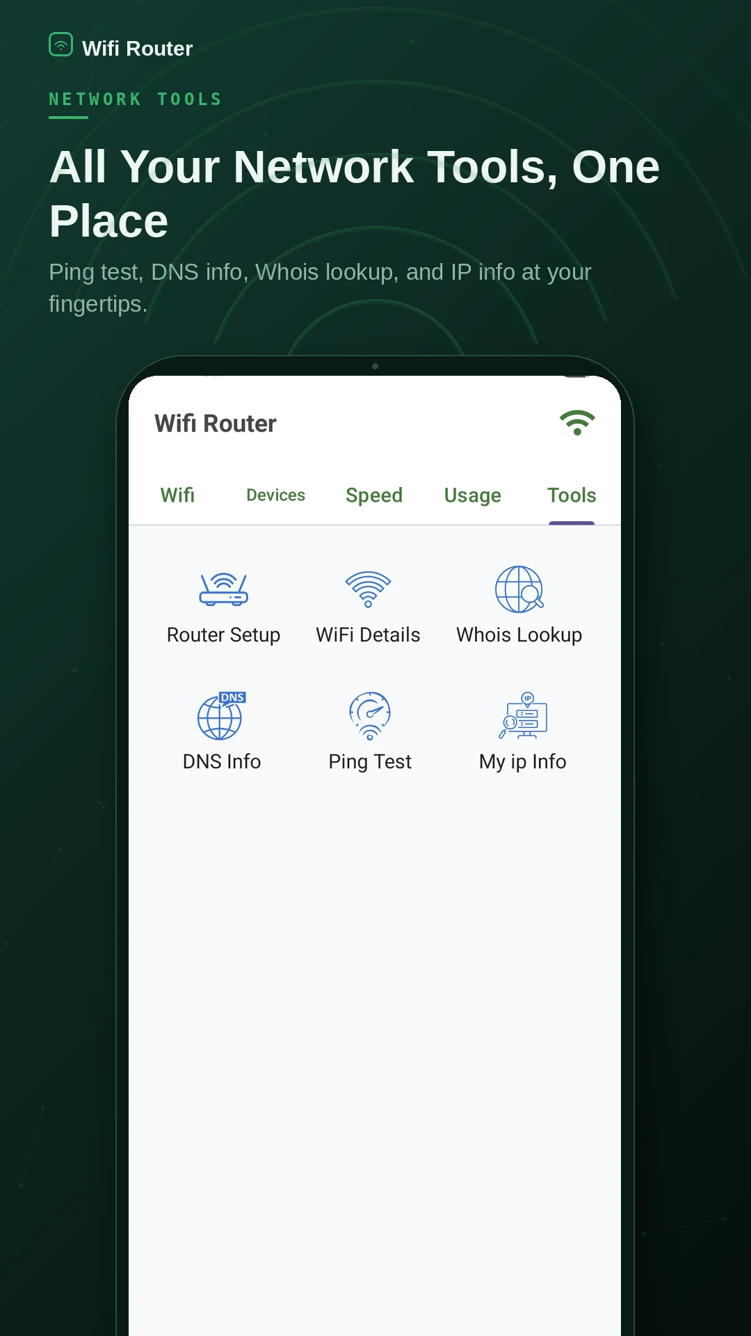 Wifi Router-Admin Page Manage screenshot